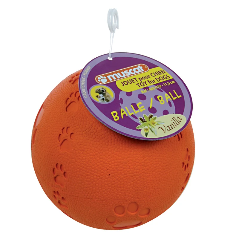 Zolux Palla in Caucciù Standard - Giocattolo per Cani di Taglia Media - 7,5 cm