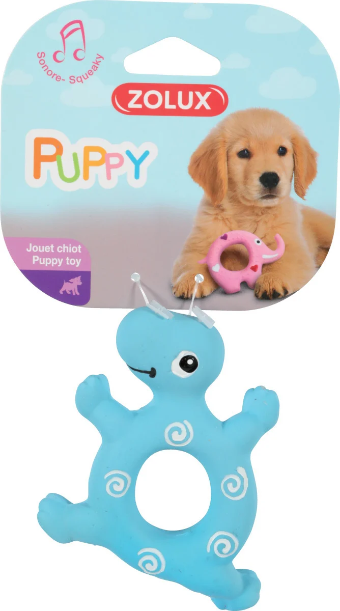 Zolux Gioco Latex Puppy Tartaruga - Giocattolo in Lattice per Cuccioli