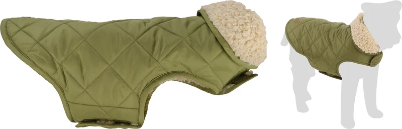 FLAMINGO CANE CAPPOTTO "BONNIE" 40 CM VERDE