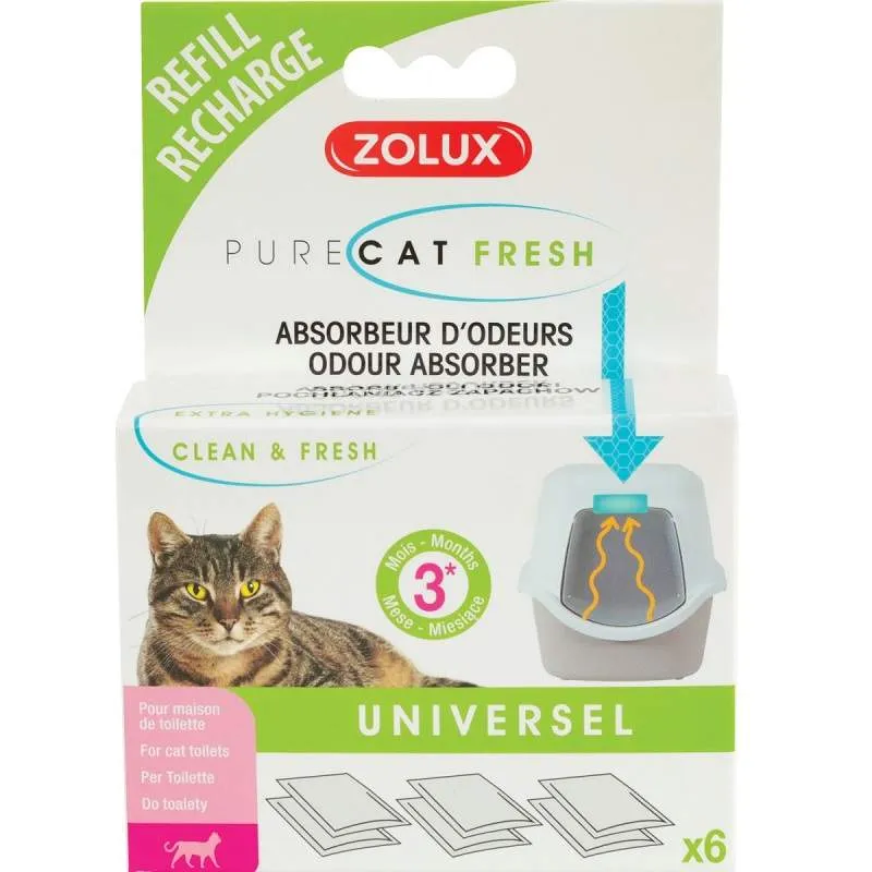 Zolux PureCat Fresh Ricarica - Ricarica per Kit Antiodori Lettiera Gatto