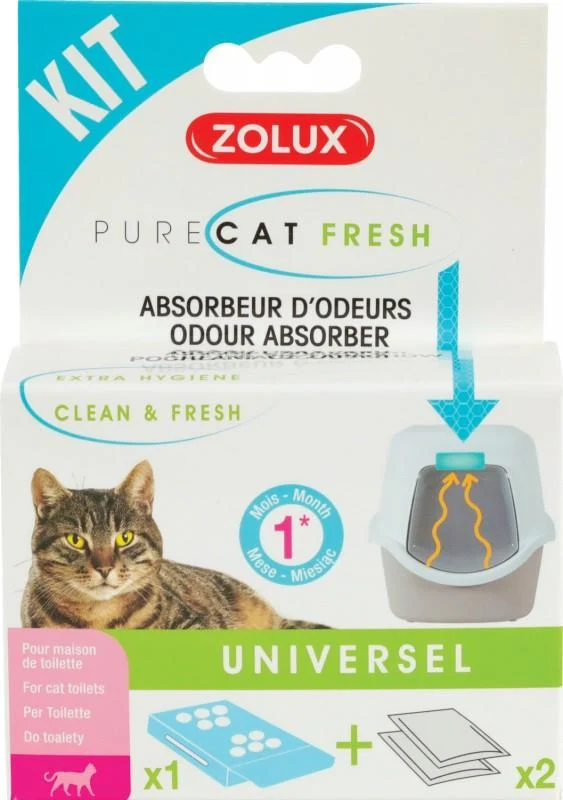 Zolux PureCat Fresh Kit Antiodori - Sistema per Lettiera Gatti