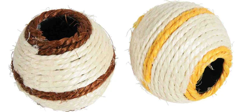 Zolux Palline in Sisal - Gioco Masticabile da Graffiare per Gatti