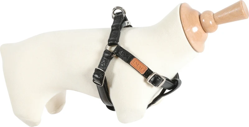 Zolux Pettorina Regolabile Piccadilly - Resistente in Nylon - Nero - 20 mm