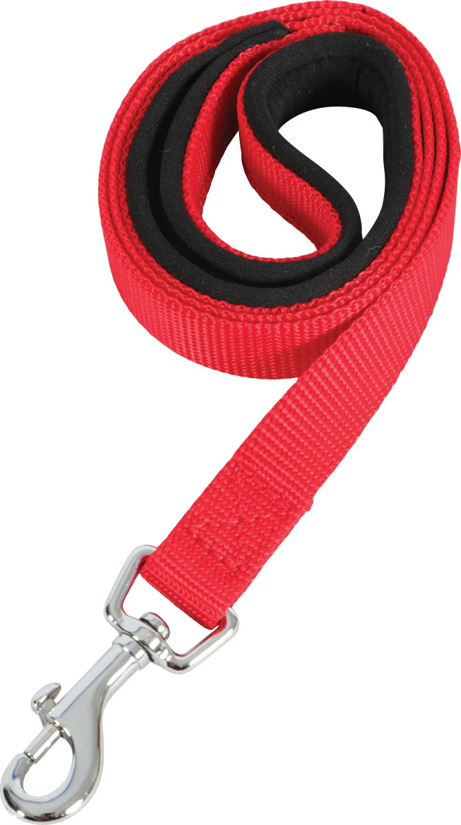 Zolux Guinzaglio Nylon Comfort - Nylon Resistente - Rosso - 1 mt x 20 mm