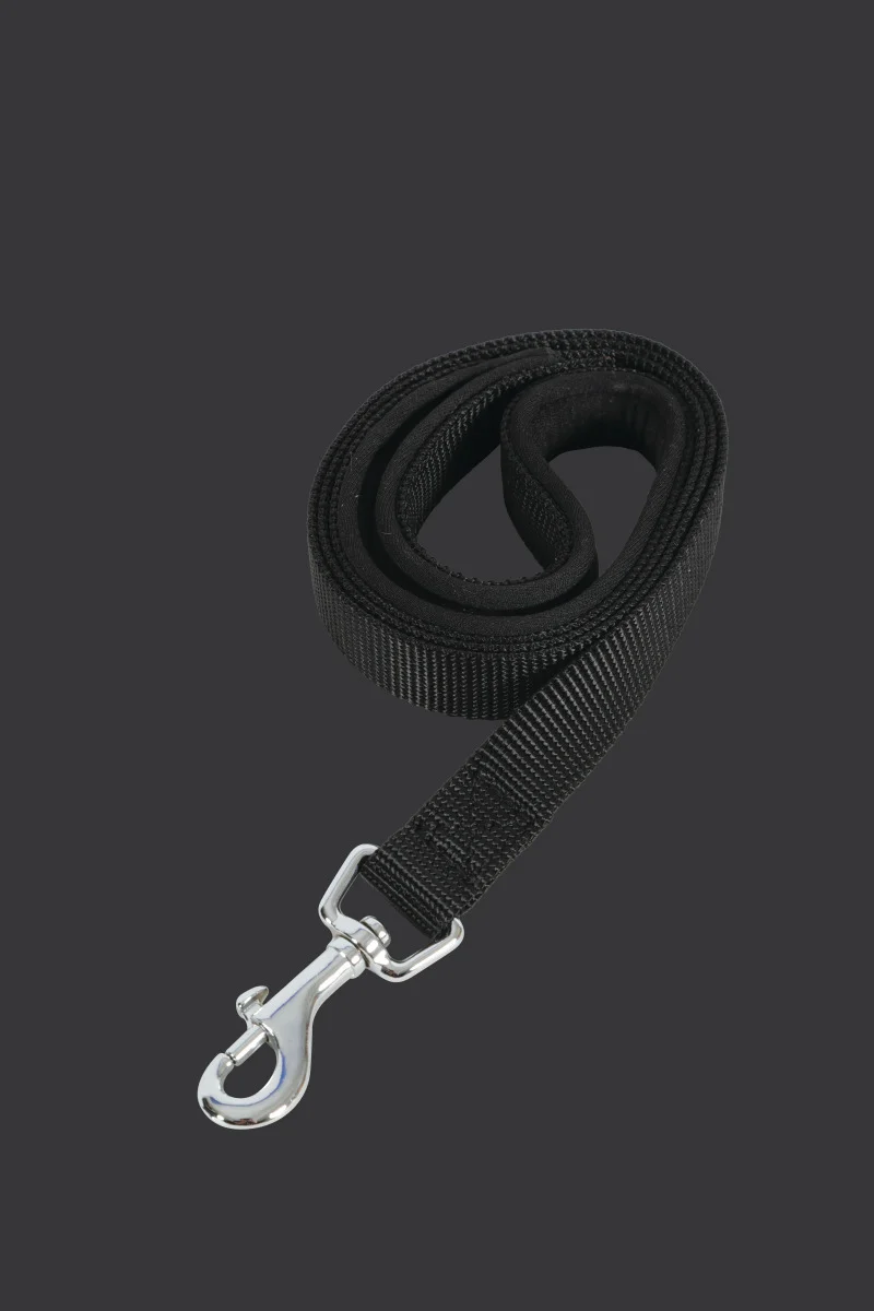 Zolux Guinzaglio Nylon Comfort - Essenziale per Cani - Nero - 1 mt x 20 mm