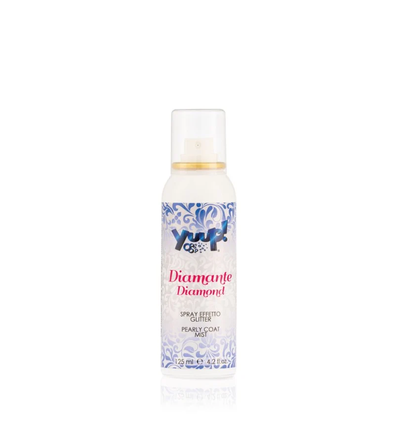 Yuup Diamante - Spray Lucidante Effetto Glitter per Manti Cani e Gatti - 125 ml