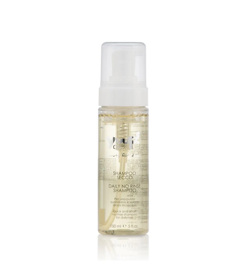 Yuup Shampoo Secco - Mousse detergente istantanea senza acqua - 150 ml