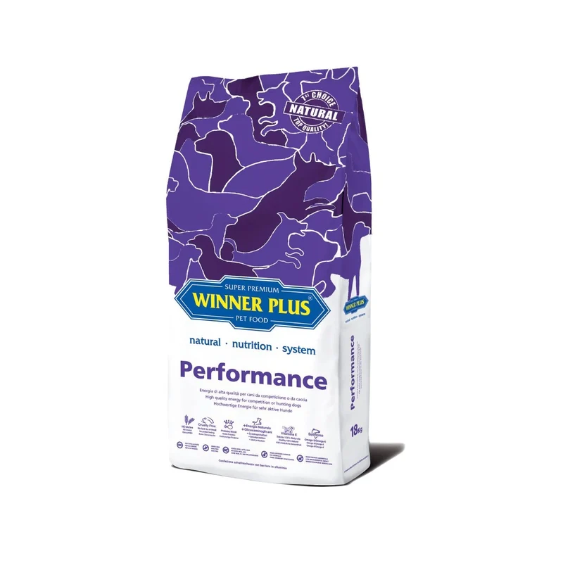 Winner Plus Performance - Crocchette Alta Energia per Cani da Lavoro - 18 kg