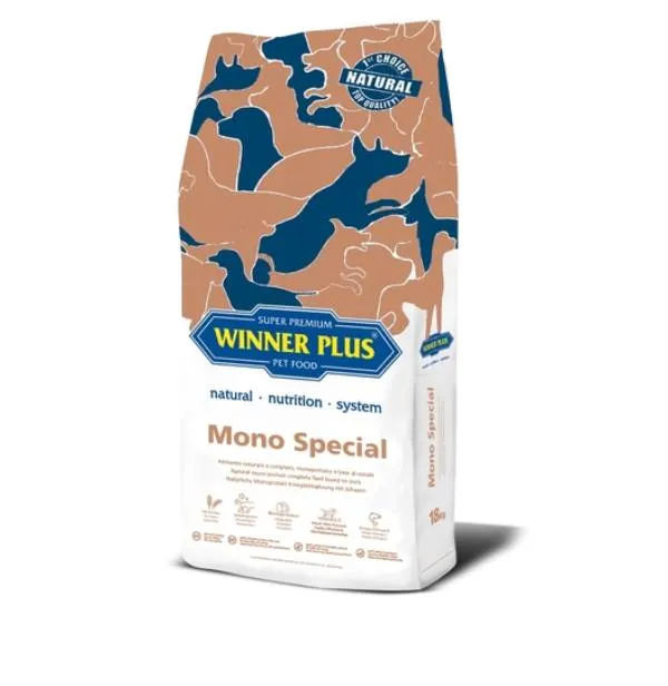 Winner Plus Mono Special - Crocchette Monoproteiche Cani - 18 kg