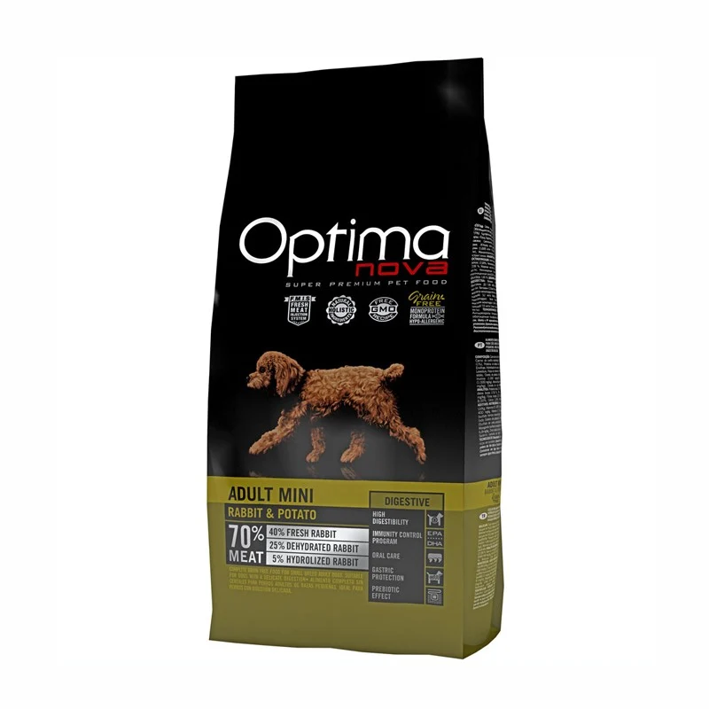 Optimanova Adult Mini Coniglio e Patate - Grain Free - 8 Kg