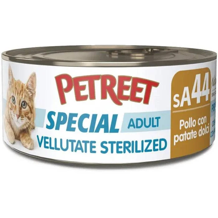 Petreet Vellutata al Pollo Sterilized - Umido Leggero Gatti - 70 g