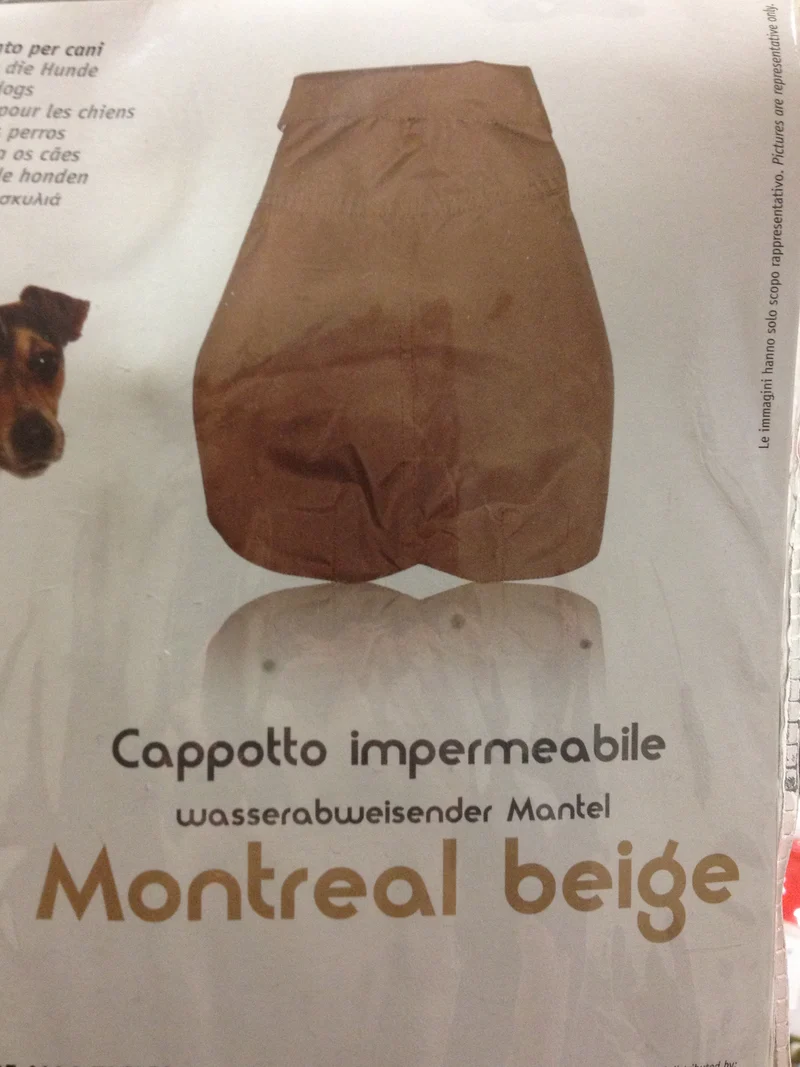 CAPPOTTO IMPERMEABILE MONTREAL BEIGE 20 cm