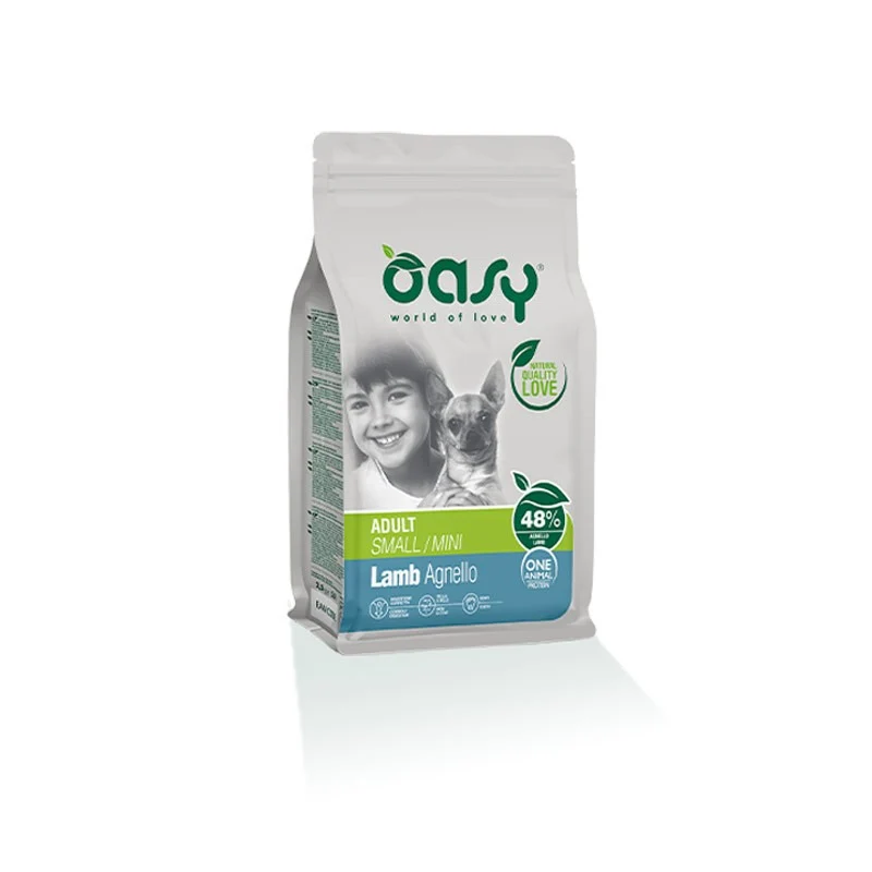Oasy One Animal Protein Adult Small/Mini Agnello - 800 g