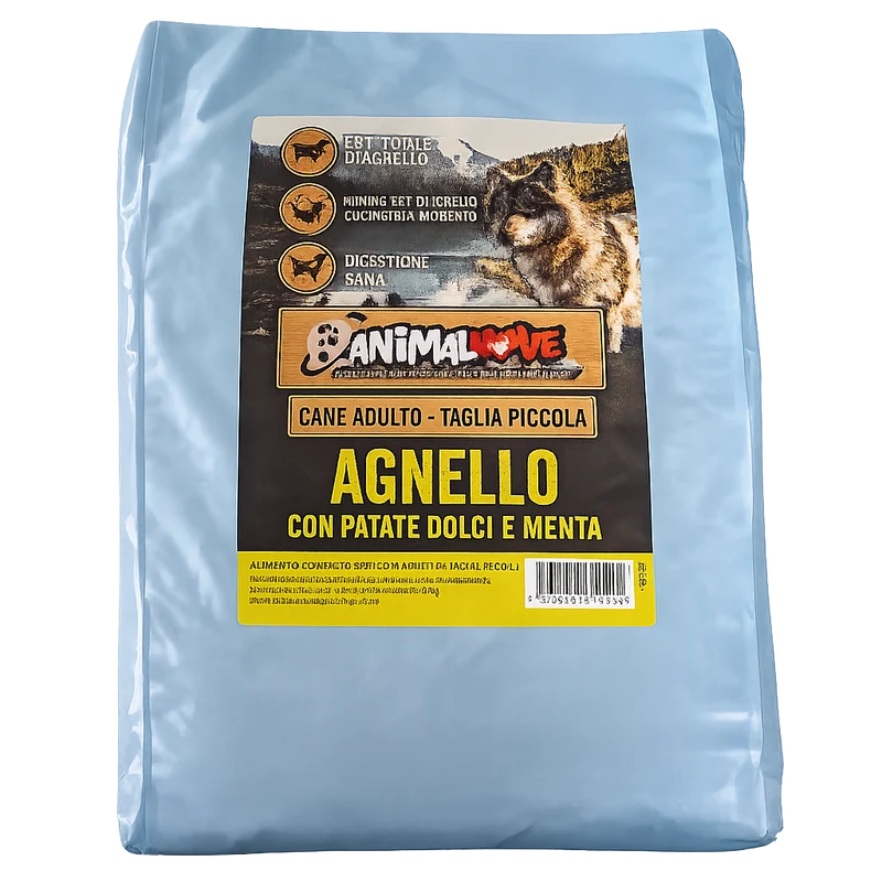 Animalove Grain Free Agnello e Patata Dolce - Monoproteiche - cani piccoli - 6 kg