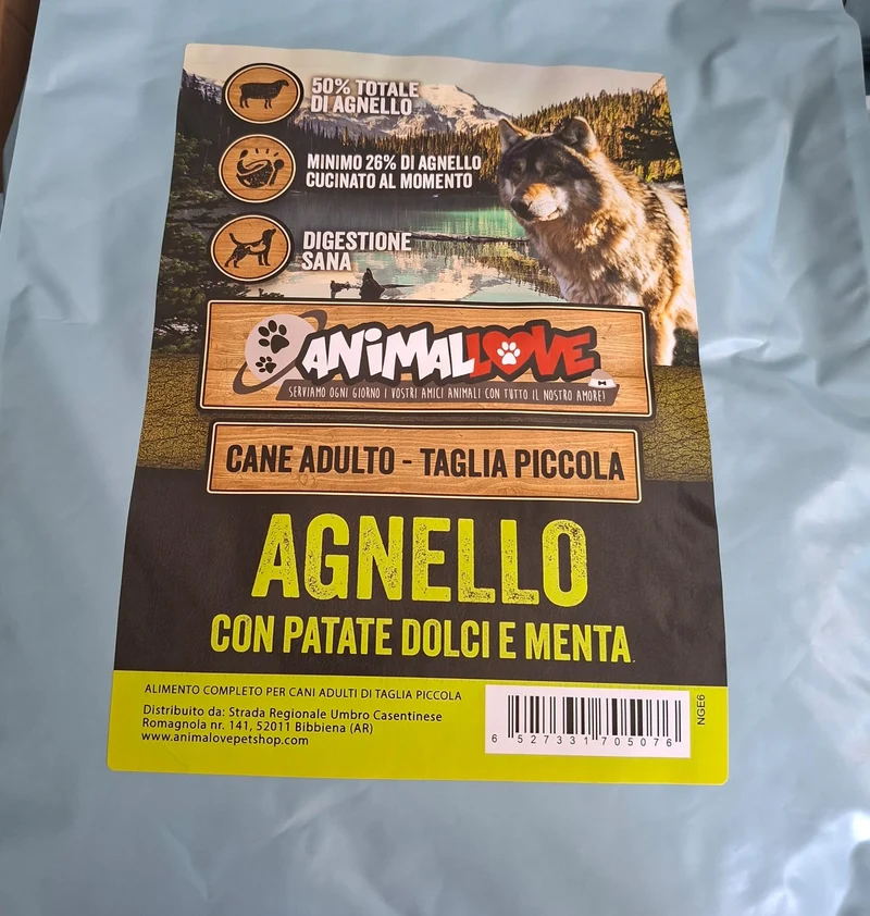Animalove Grain Free Agnello e Patata Dolce - Cani Piccoli - 2 kg