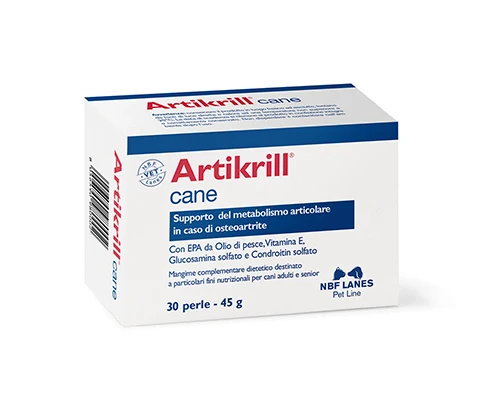 NBF Lanes Artikrill - Integratore per Articolazioni Cani e Gatti - 30 Perle