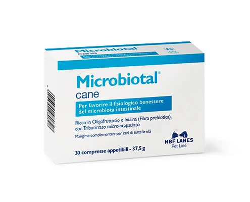 NBF Lanes Microbiotal Cane - Integratore Flora Batterica - 30 compresse
