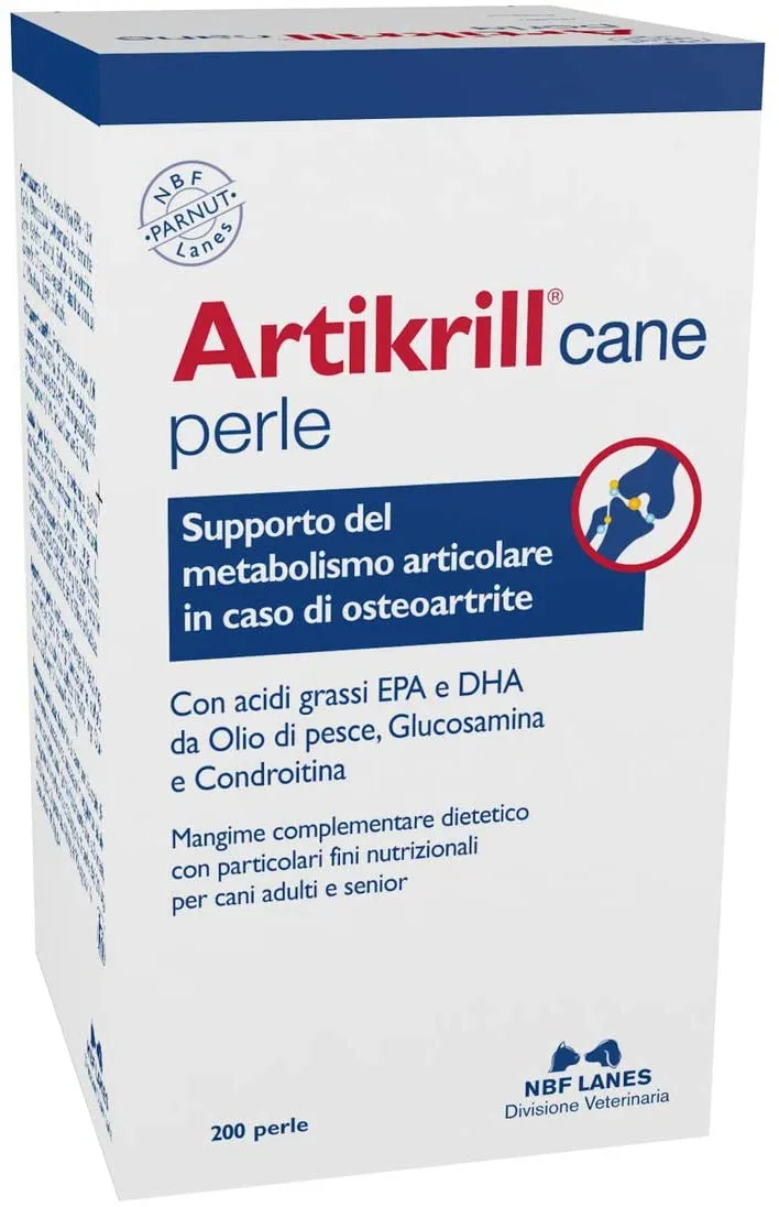 NBF Lanes Artikrill - Supporto per Cartilagini Cani e Gatti - 200 Perle