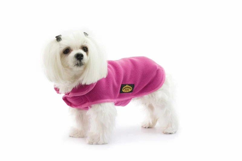 FASHION DOG CANE CAPPOTTO IN PILE ANTIPILLING TG 43 FUXIA