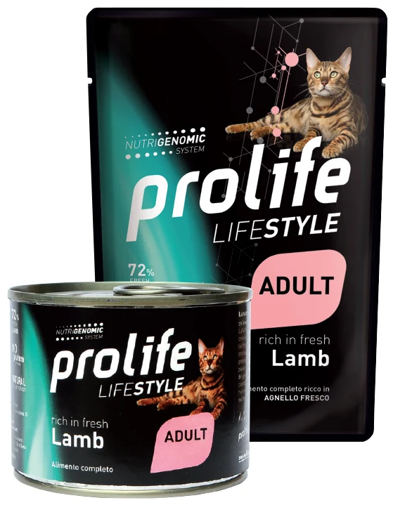 PROLIFE GATTO LIFESTYLE ADULTO AGNELLO BUSTA 85 GR