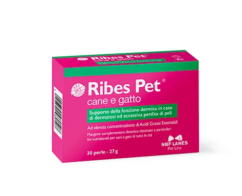 NBF Lanes Ribes Pet - Integratore per Salute Pelle e Pelo Animali - 30 Perle