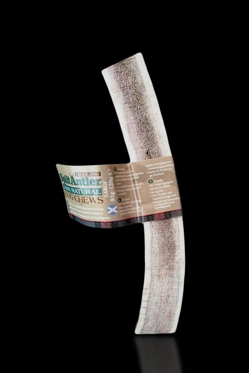 Highland Split Antler L - Corno di Cervo Sezionato Cani Adulti - L