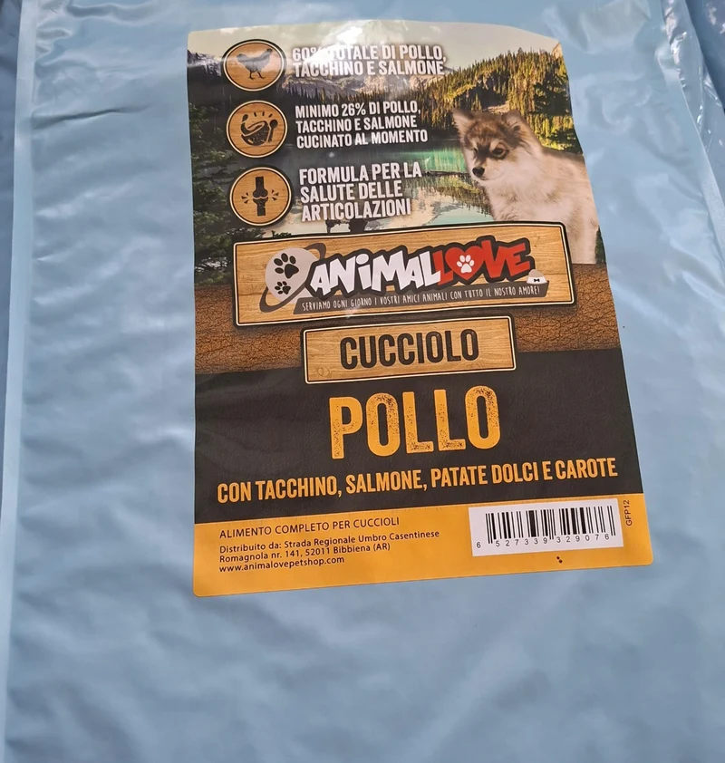 Animalove Grain Free Puppy Pollo e Tacchino - Crescita Cuccioli - 2 kg