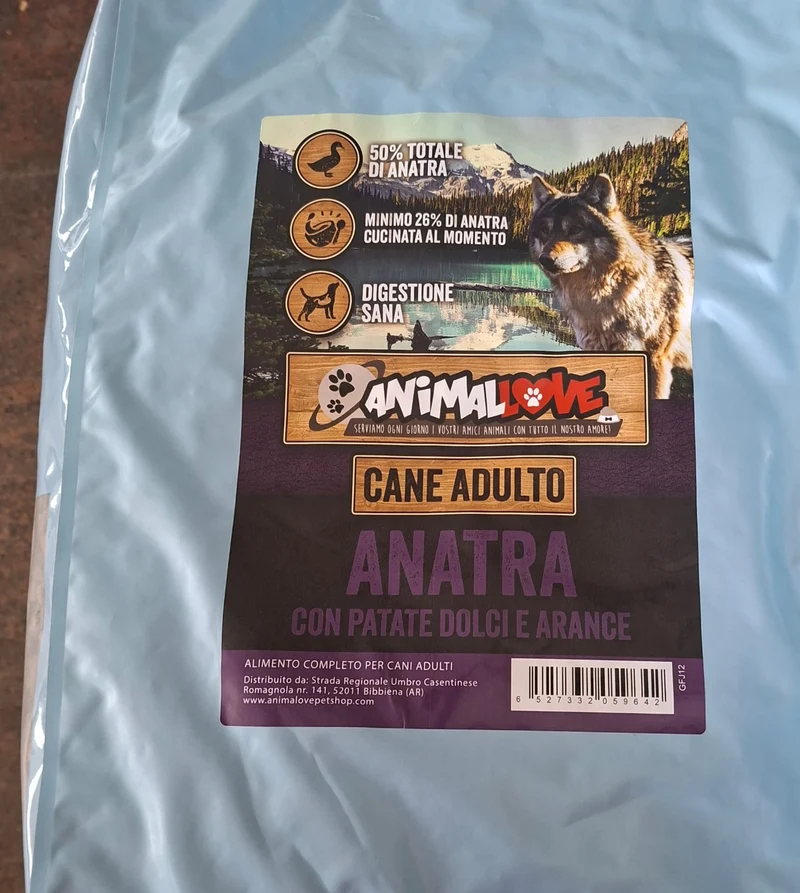 Animalove Grain Free Anatra e Arancia - Crocchette Senza Cereali Adulti - 2 kg