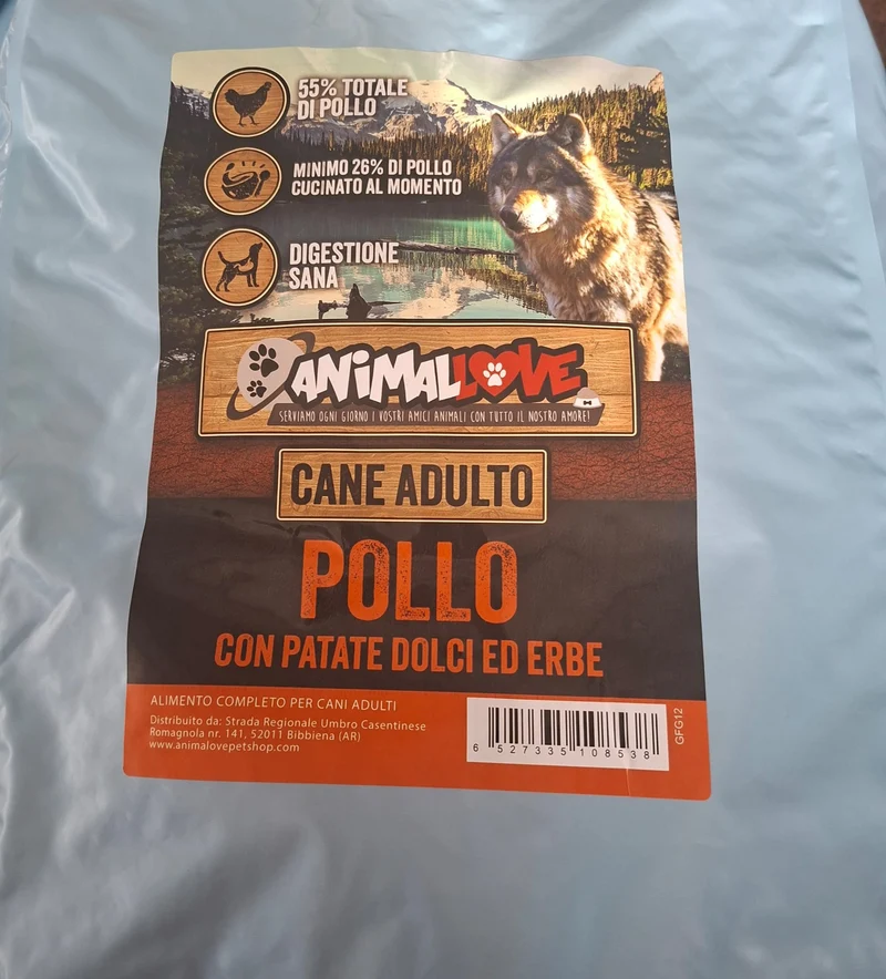 Animalove Grain Free Pollo e Erbe - Crocchette Senza Cereali Adulti - 2 kg