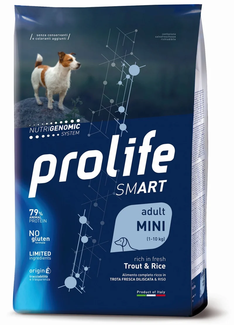 Prolife Cane Smart Adulto Mini Trota & Riso 2 kg