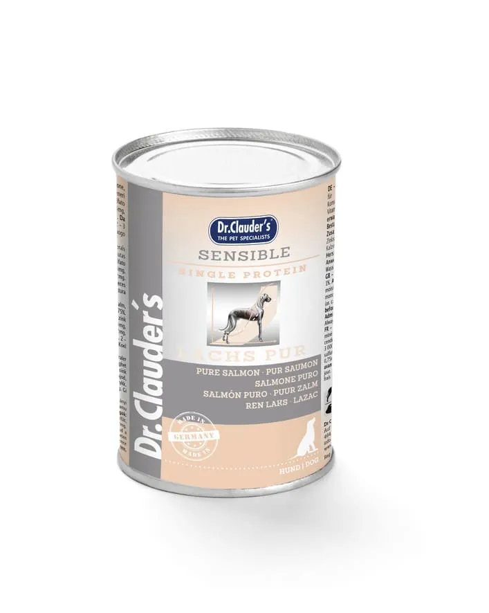 Dr. Clauder's Selected Meat Sensible Salmone - Umido per Cani Sensibili - 400g