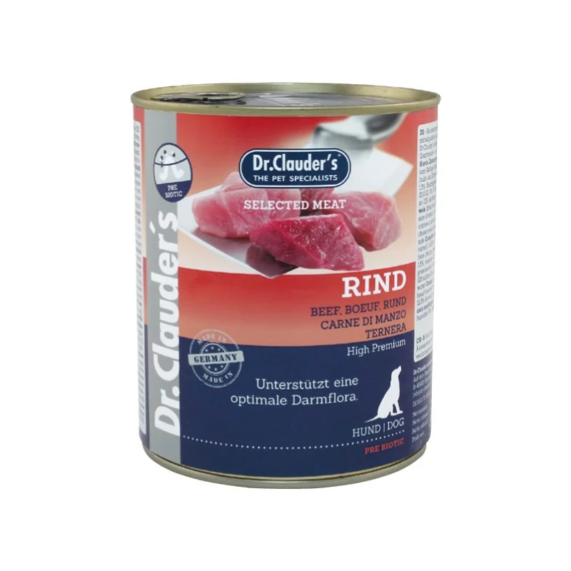 Dr. Clauder's Selected Meat Manzo - Umido Proteico Cani - 400 g