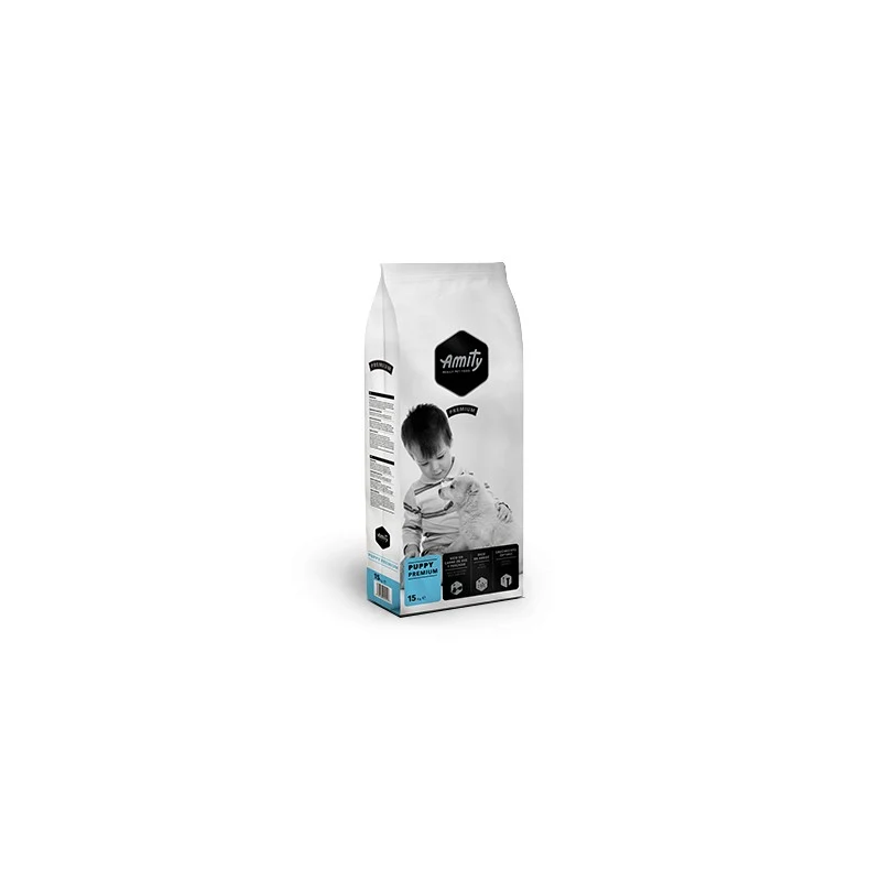 Amity Premium Puppy - Crocchette per lo Sviluppo Energetico del Cucciolo - 15 kg