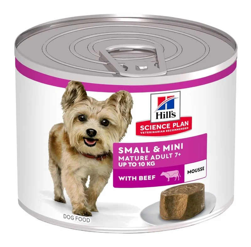 Hill's Canine Mature Small & Mini Mousse Manzo Lattina 200 g