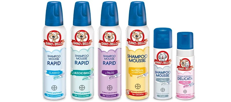 SANOeBELLO CANE SHAMPOO MOUSSE RAPID CLASSICO 300 ML