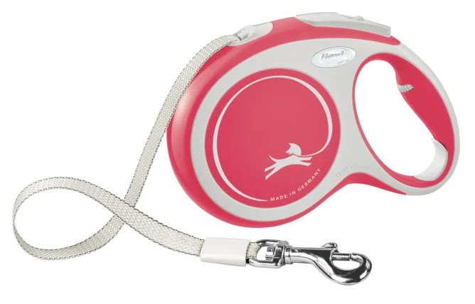 FLEXI GUINZAGLIO NEW COMFORT FETTUCCIA "S" 5 MT ROSSO