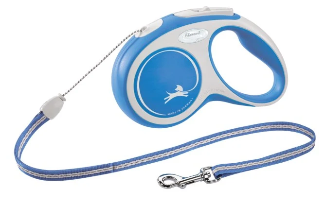 FLEXI GUINZAGLIO NEW COMFORT CORDA "M" 5 MT BLU