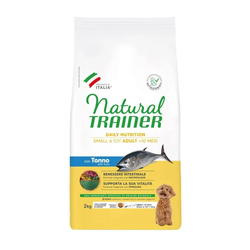Trainer Natural Small & Toy Pesce e Riso - Crocchette Cani Piccola Taglia - 2 kg