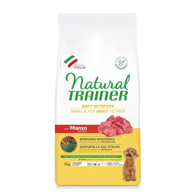 Trainer Natural Small & Toy Manzo e Riso - Cani Piccoli - 2 kg