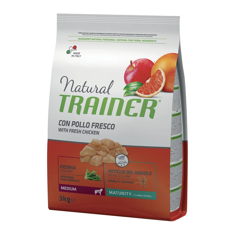 Trainer Natural Medium Maturity Pollo Fresco - Anziani - 12 kg