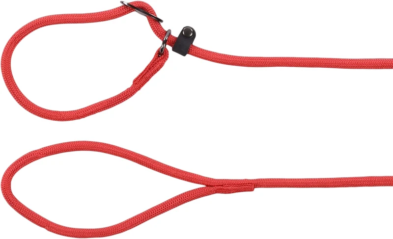 FLAMINGO CANE GUINZAGLIO IN NYLON ANTI-TIRO "AIDEN" 12 MM x 130 CM ROSSO
