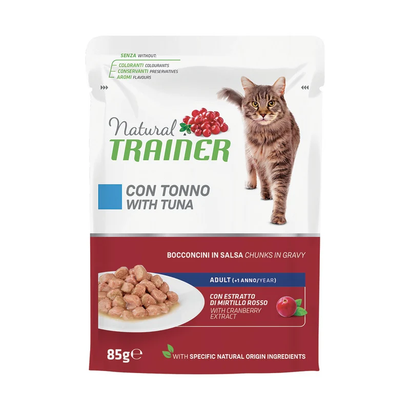 Trainer Natural Gatto Adult Tonno - Busta Umida di Pesce Naturale - 85g