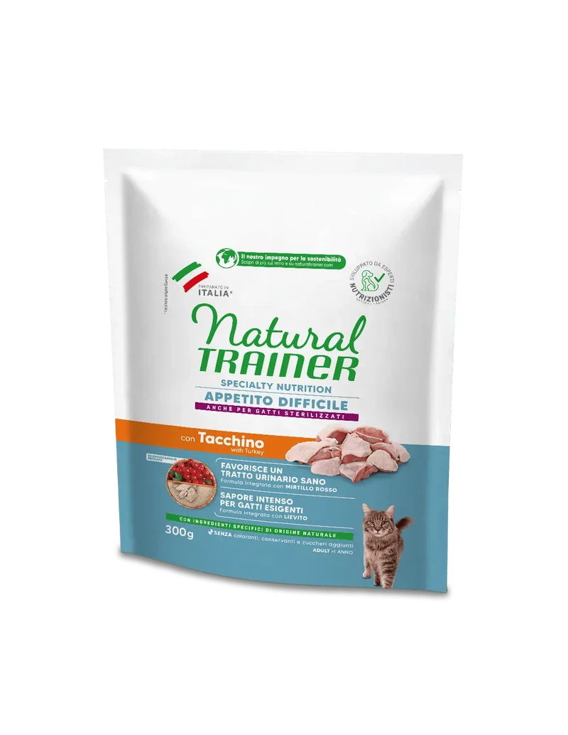 Trainer Natural Gatto Exigent Carni Bianche - Gatti Difficili - 300 g