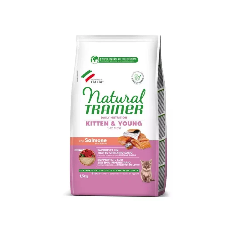 Trainer Natural Gatto Kitten Salmone - Gattini Crescita - 1,5 kg