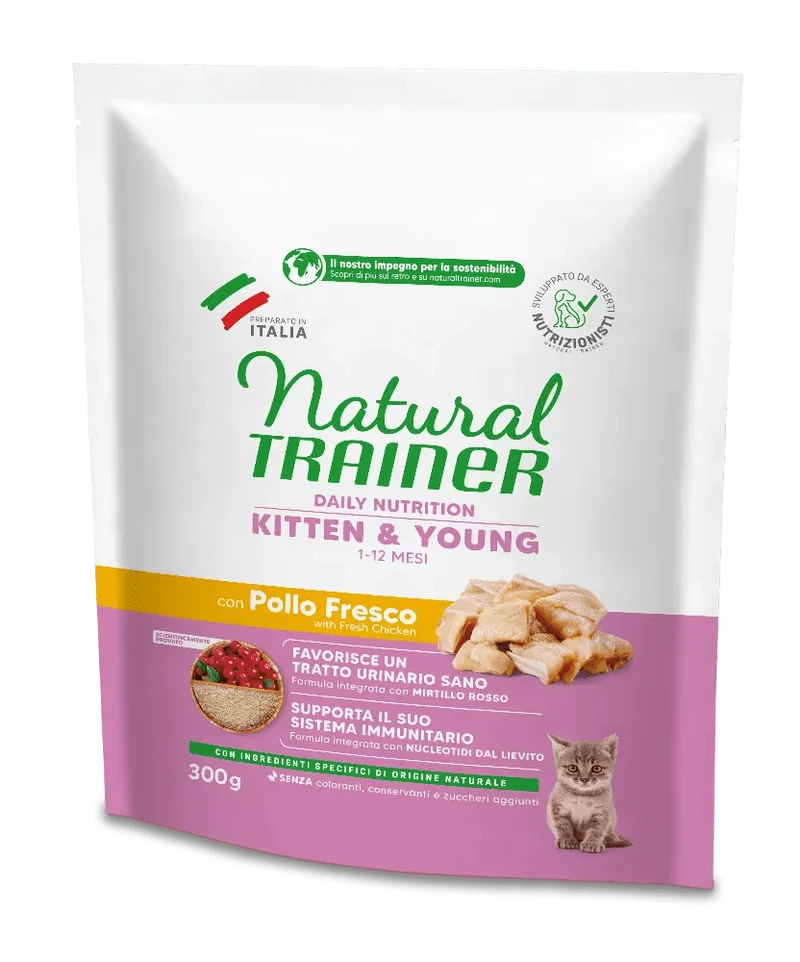 Trainer Natural Gatto Kitten Pollo - Sviluppo Gattino - 300 g
