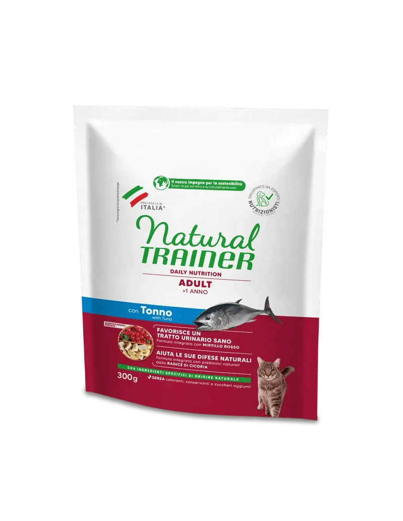 Trainer Natural Gatto Adult Tonno - Crocchette Appetibili al Tonno - 300g