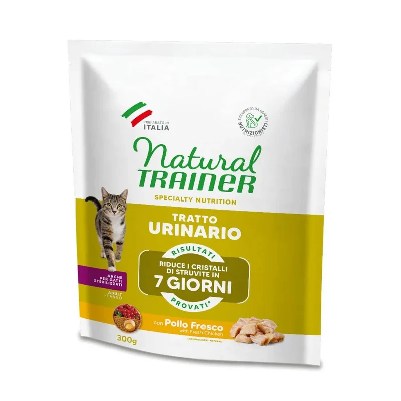 Trainer Natural Gatto Urinary Pollo - Crocchette Prevenzione Urinaria - 300g