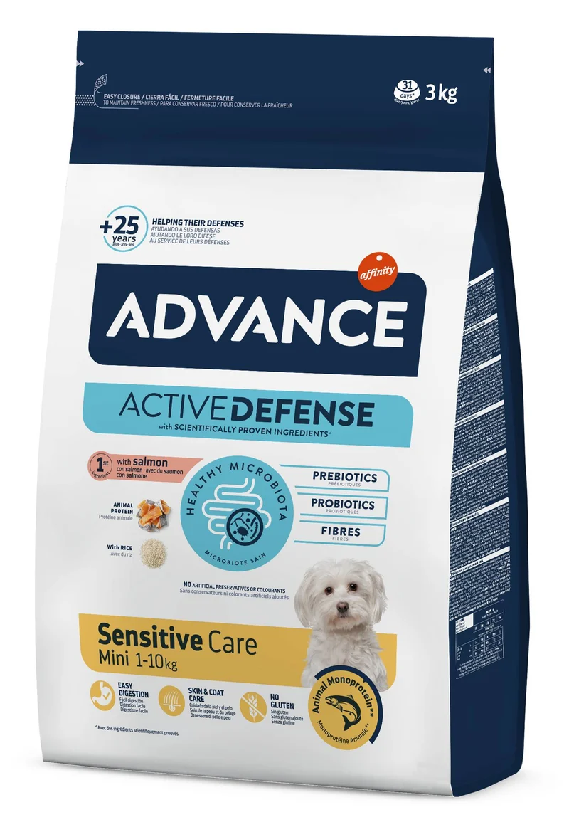 Advance Sensitive Mini Salmone e Riso - Cani Piccoli - 1,5 kg