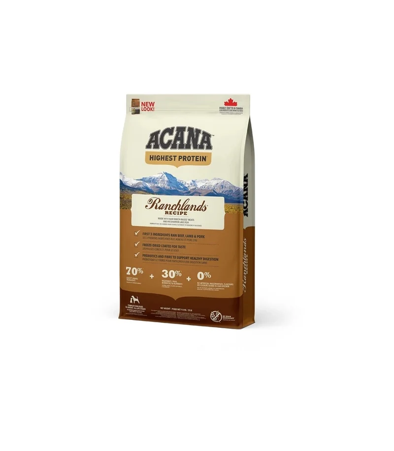 Acana Regionals Ranchlands - Crocchette per Cani Ricche di Carni Rosse - 11,4 kg