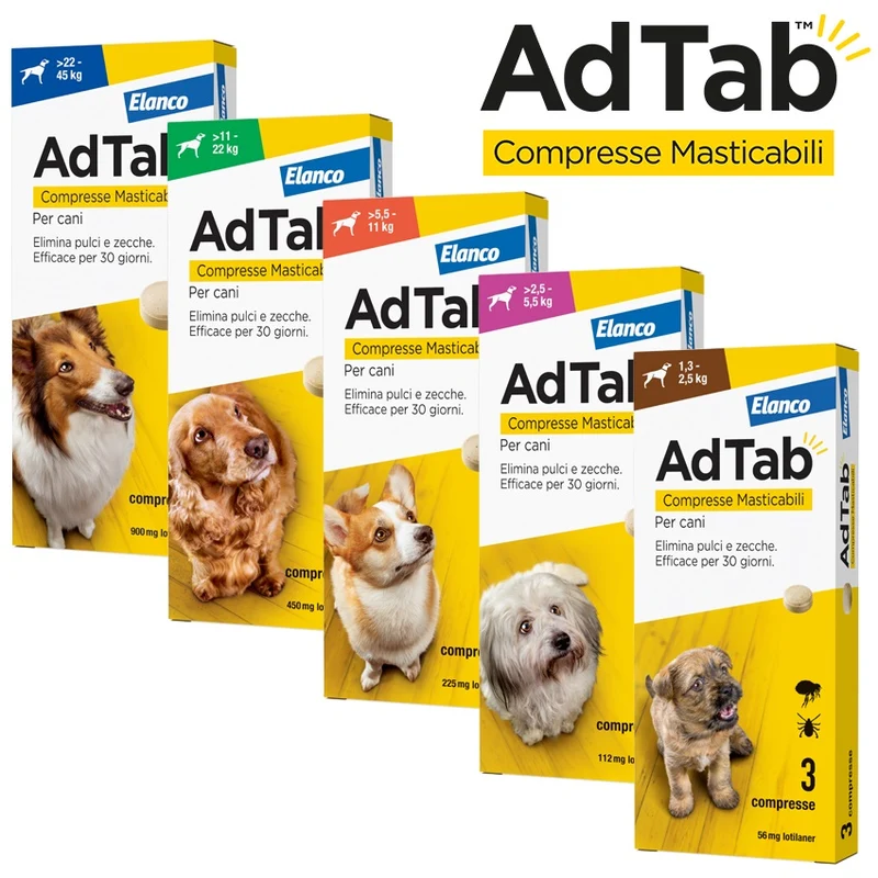 ADTAB CANE 56,25mg 1,3-2,5 KG 3 CPR